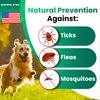 Flea and Tick Prevention for Dogs Chewables - Made in USA - Natural Flea and Tick Chews Supplement for Dogs - Oral Flea Pills for Dogs - Pest Defense - All Breeds and Ages - 120 Soft Tablets