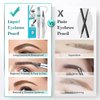 Eyebrow Pencil Eyebrow Microblading Pen - Eye Makeup Eyebrow Pen Micro 4 Point Brow Pen Lift & Snatch Eyebrow Microblading Pen Long-Lasting Waterproof Natural Eyebrow Hair (Reddish Brown)