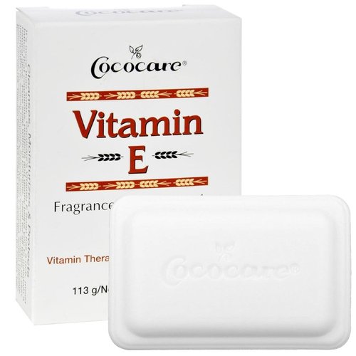 Cococare Vitamin E Bar Soap - 4 Oz - Bath and Body Soap Bar - Pack of 4