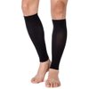 TOFLY® Calf Compression Sleeve for Men & Women, 1 Pair, Footless Compression Socks 20-30mmHg for Leg Support, Shin Splint, Pain Relief, Swelling, Varicose Veins, Maternity, Nursing, Short Black 5XL