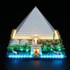 Lightailing Light for Lego-21058 Great Pyramid of Giza - Led Lighting Kit Compatible with Lego Building Blocks Model - NOT Included The Model Set