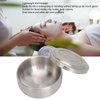 Saluaqui Facial Mask Mixing Bowl with Lid, 304 Stainless Steel Mixing Bowl for Facial Mask, Mud Mask and Other Skincare Products, Kitchen Food Storage Organizers Mixing Bowl