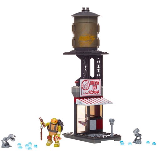 Mega Bloks Teenange Mutant Ninja Turtles Mikey Pizzeria Showdown Building Playset