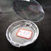 3pcs Clear Acrylic Round Eyelash Boxes Empty False Eyelashes Storage Case Plastic Lash Case for Women Girls Lash Container