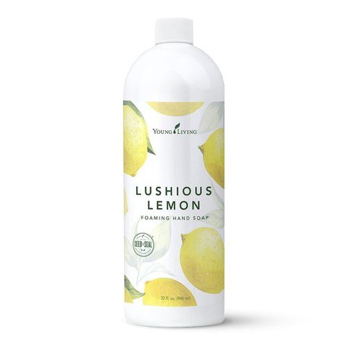 Young Living Lushious Lemon Foaming Hand Soap | 32 oz Bottle | Refreshing and Invigorating Citrus Scent | For Gentle Cleansing, Moisturizing, and Hydrating Hands Without Harsh Chemicals