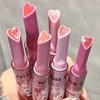 3 Colors Jelly Lipstick Gift Set, Tinted Heart Shape Lip Stain Lip Gloss, Mirror Hydrating Jelly Love Lipstick, Moisturizing Tinted Lip Balm, Vivid Color Glossy Lip Makeup for Girls (B)