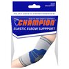 Champion Elastic Elbow Support Compression Sleeve, Gray (Side Stays), X-Small