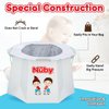 Nuby Disposable Travel Potty with Liner - Foldable and Portable Potty; Toddler Potty Essential for Camp, Trips, & Car Rides - Travel Potty for Toddler, 2 Pack