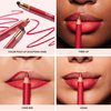 ICONIC LONDON Fuller Pout Sculpting Lip Liner | Blendable, Dual Ended Lip Liner with Creamy Colour and Lip Sponge for Buffing, Cruelty-Free, Vegan Makeup, Scandalous, 1.028 g / 0.036 Oz