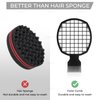 AUEAR, Black Plastic Hair Coil Comb Natural Curly Twist Hair Brush (Twist Comb)