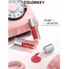 COLORKEY 3D Plump Oil Lip Gloss, High-shine Finish, Lip Tint, Moisturizing, Non-Sticky, Clear and Natural, Glassy Shine (G07 Peach Pink, 3ml)