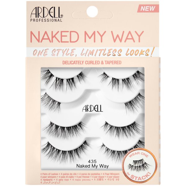 Ardell Naked My Way - 435 False Eyelashes, 4 Pairs, 1-pack