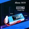 Gens ace 11.1V 450mAh 3S 25C LiPo Battery Pack with JST Plug for Blade Torrent 110 Baby Hawk Micro 2 E-Flite Blade 180 CFX Micro FPV Racing Drone Quadcopter RC Car Heli Airplane Boat Truck