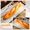 Foilswirl 5 Pcs Bread Stress Toy Soft Toast Bread Shape Toy Slow Rising Toy Anxiety Relief Food Toy for Kids Adult Tricky Funny Birthday Gifts Simulation Fake Food Stress Toy Balls(Style 2)