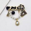 Vintage Fashion Eiffel Tower Pearl Brooch pins Brooches for Women Wedding/Banquet Jewelry