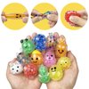 Anditoy 24 PCS Easter Mini Stress Balls Squishies Stress Relief Toys for Easter Basket Stuffers Egg Fillers Gifts Party Favors