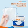 Kingstar Sterile Nonwoven Gauze Pads, 4"x 4" Wound Dressing, 60 Packs - 120 Pieces Superior Soft Sponge Pads, Higher Absorbent Gauze Compresses for Trauma or Post-Operative Wound Care