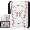 Uniclife Baseball Card Binder 400 Pockets Trading Card Binder Sports Card Binder with 50 Sleeves Baseball Card Holder Compatible with Topps Card Album Storage Book Organizer Gift for Card Collectors