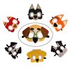 Tudona 12 Packs Puppy Dogs Felt Mask for Kids Puppy Dog Theme Party Supplies Decoration Cosplay Dogs Birthday Gift for Children Boys Girls