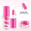 Boobeen Hydrating Plumping Lip Gloss Lip Oil and Lip Care Cream Set, Tinted Lip Balm Lip Glow Oil Moisturizing for Dry Cracked Lips