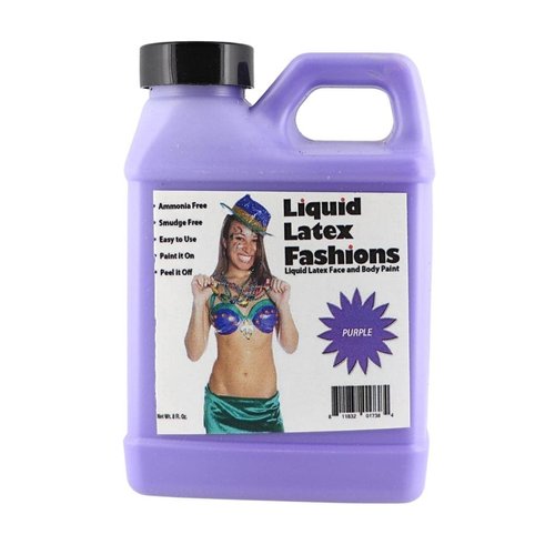 Ammonia Free Liquid Latex Body Paint 8oz Purple