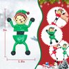 32 Pcs Christmas Sticky Man Climbing Wall Sticky Hands Stretchy Toys Xmas Party Favors Bluk Christmas Gifts for Kids Goody Bag Stuffers Stocking Fillers Birthday Party Toys