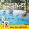 Bio Ouster 3in1 Weekly Hot Tub Cleaner, Conditioner, Clarifier - Hot Tub Chemicals, Inflatable Hot Tub Chemicals, Spa Chemicals for Hot Tub, Spa Cleaner Hot Tub Clarifier, Spa Clarifier (32oz)
