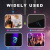 Daemson Invisible Ink Pen, Spy Pen with 3 PCS Mini UV LED Keychain Flashlight, Disappearing Ink Magic Pen with Black Light Markers for Secret Notes, Fit for Christmas Halloween Holiday Gifts (3 PCS)