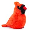 Frankiezhou Home Red Cardinal Bird Plush Toy - Realistic Northern Cardinal Stuffed Animals 6inch, Soft Plush Cardinal Animal Dolls, Cute Little Red Cardinal Plush for Your Friends