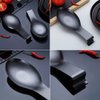 Matte Black Spoon Rest, Stainless Steel Spoon Holder for Stove Top, kitchen utensils Holder for Ladles, Tongs, Spatula, Stove Spoon Holder, Pot Lid Holder, Dishwasher Safe (1PC-9.5 Inch)