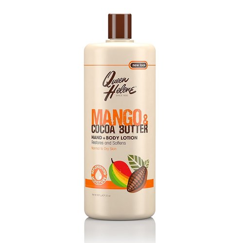 QUEEN HELENE Mango & Cocoa Butter Hand & Body Lotion 32 oz (Pack of 4)