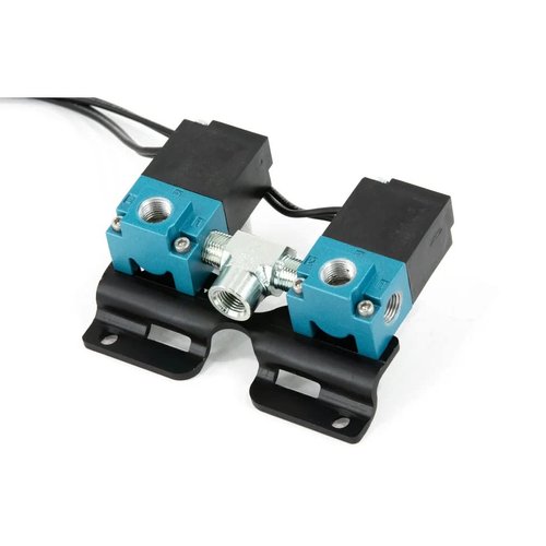 Motion Raceworks Mac Valve (CO2 Boost Control Solenoid) Straight Solenoid Mounting Bracket 21-10006
