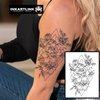 INKARTLINK Semi Permanent Tattoos, Tattoos for Women, Holiday Tattoos, Party Favors, Lasts 7-15 Days, Waterproof and Non-reflective, Unique Design (kytice)