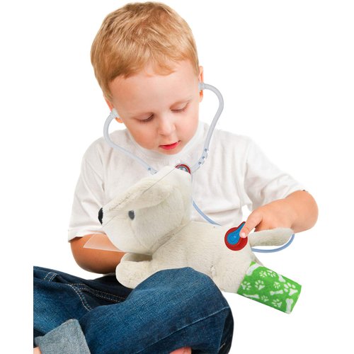 Click N' Play Kids Veterinary Playset, Vet Play Sets for Kids, Vet Pretend Play for Kids, Vet Set Includes Plush Dog Toy and Vet Kit Pack,Veterinarian Kit for Kids, Click N Play Toy Puppy Set for Kids
