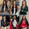 16A Straight Bundles Human Hair100% Unprocessed Brazilian Virgin Hair Bundles Straight Hair 3 Bundles Remy Hair Extensions for Black Women