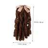 Beavorty Hair Comb Curly Ponytail Women Wigs Human Wigs Ladies Curly Hair womens wigs Victorian Wig Ponytail Curly Wig hairpieces for women ponytail wigs ringlet Miss replace Polyester