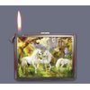 Unicorn Cigarette Case Lighter or Wallet Business Card Holder
