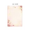 IMagicoo 50 Cute Design Writing Stationery Lined Paper Letter Set, 2 Different Style (Style-1)