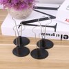 6Pcs Doll Stands Display Holder Doll Bracket Support Teddy Bear Stand for 15cm Doll-Black