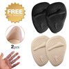 Metatarsal Pads - Ball of Foot Cushion Inserts for All Day Pain Relief and Comfort (Beige & Black)