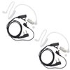 KENMAX 2 Pin Air Covert Acoustic Earpiece Headset for Two Way Radio Kenwood PUXING Baofeng UV-3R Plus UV-5R UV-5RA 888S (2 Packs)