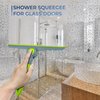 DSV Standard Shower Squeegee for Glass Doors, Squeegee for Window Cleaning, All Purpose Window Cleaner Tool for Car Squeegee,Windshield | Mini Window Squeegee for Home | 10" Blade and 8.3" Long Handle