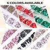 Nail Art Rhinestones Nail Gemstones, 810Pcs Mix Shaped Flatback Crystals Diamonds,with Tweezers and Picking Rhinestones Pen,for DIY Craft Makeup Dressup Manicure Decoration Clothes Shoes(Pink)