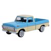 1969 F-100 Pickup Truck Light Blue and Cream Timeless Legends Series 1/24 Diecast Model Car by Motormax 79315LTBL