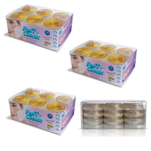 Pufai Puff Clean Makeup Remover Wipes Towelettes 72 Capsules