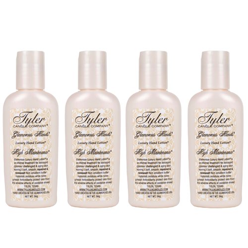 Tyler Candle 93054 High Maintenance 2 ounce Hand Cream Lotion, Pack of 4