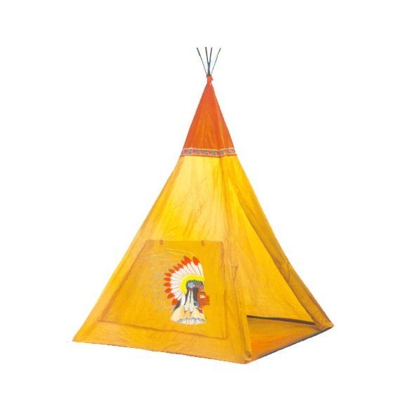 Indian Teepee Tripod Play Tent Kids Hut Children House