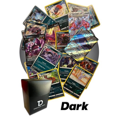 Dark Type TCG Random Assortment Bundle || Guaranteed Ultra Rare + 30 Random Cards + Dan123yal Deck Box