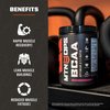 MTN OPS BCAA 2:1:1 Amino Acids Supplement Powder for Rapid Muscle Recovery & Repair with Zero Sugar & Gluten Free, 30 Servings (Grape)
