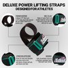 Schiek Sports Model 1000-PLS Deluxe Power Lifting Straps - Green